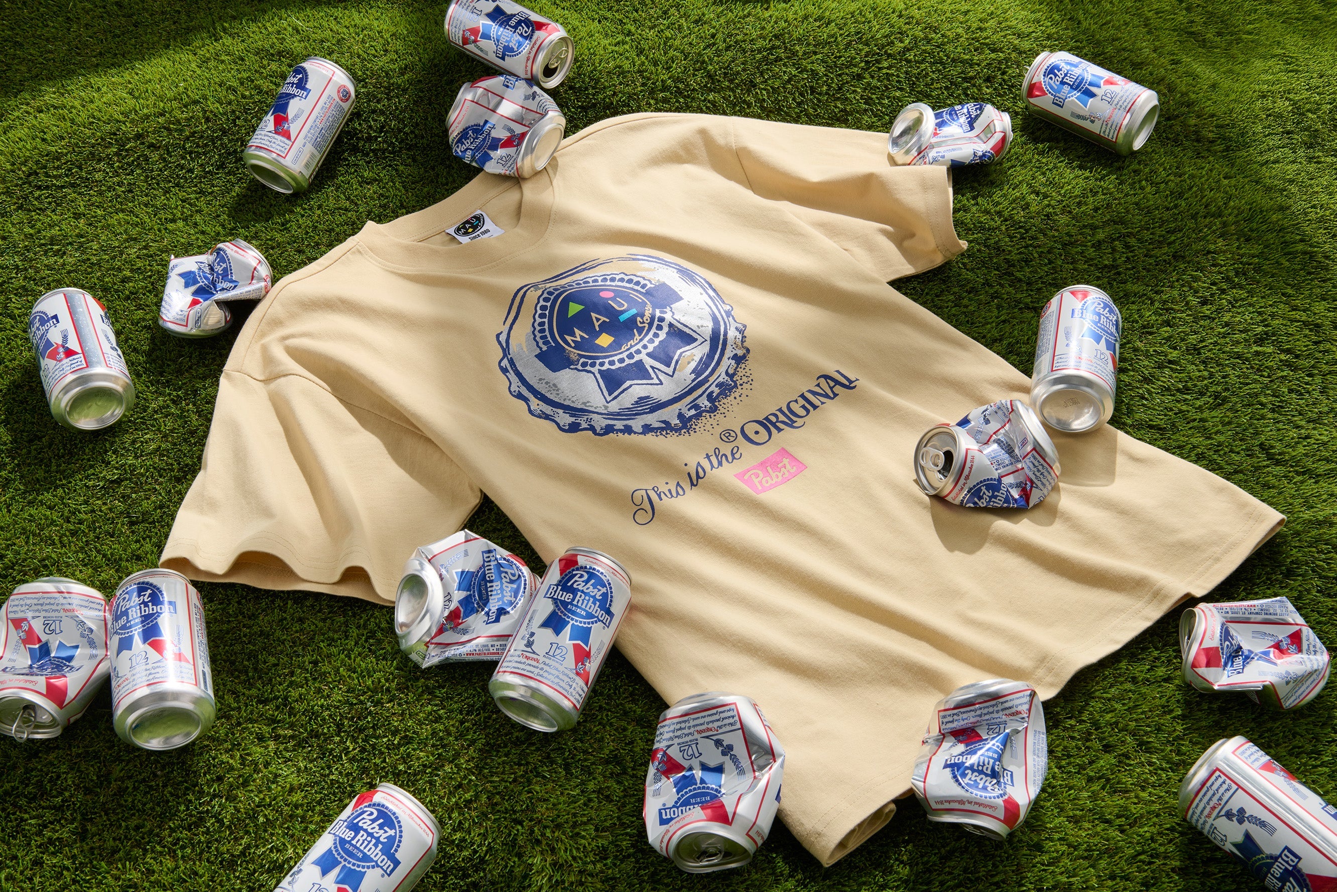 Maui and Sons x Pabst Blue RIbbon