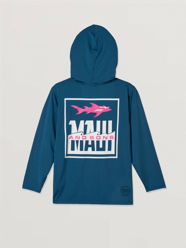 Fish Out of Water Boys Hooded Long Sleeve Sunshirt