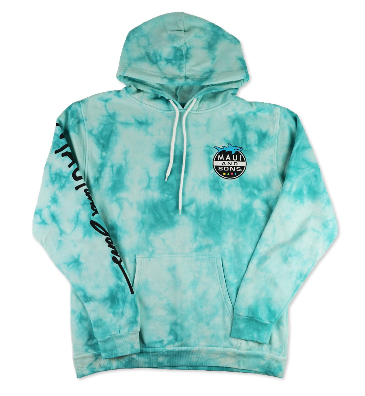 Shark Invasion Fleece Tie Dye Hoodie