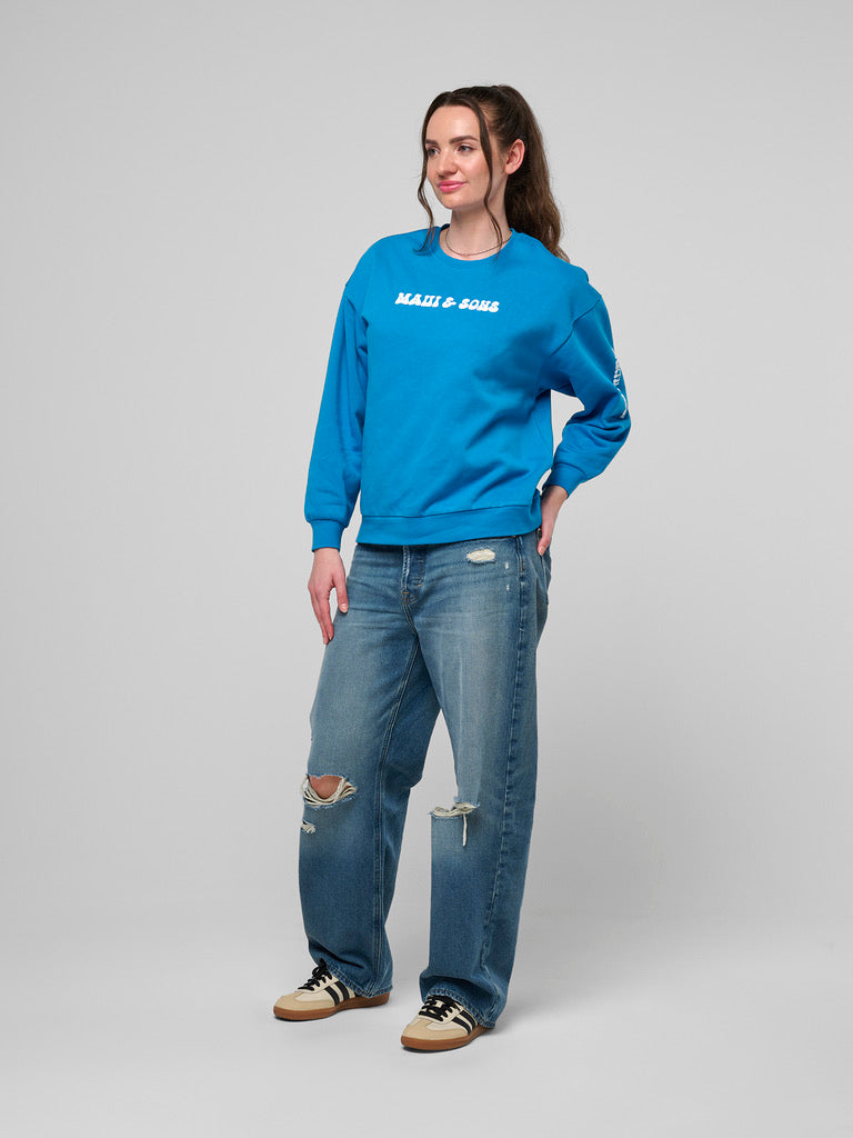 Earth First Ladies Oversized Crewneck Fleece