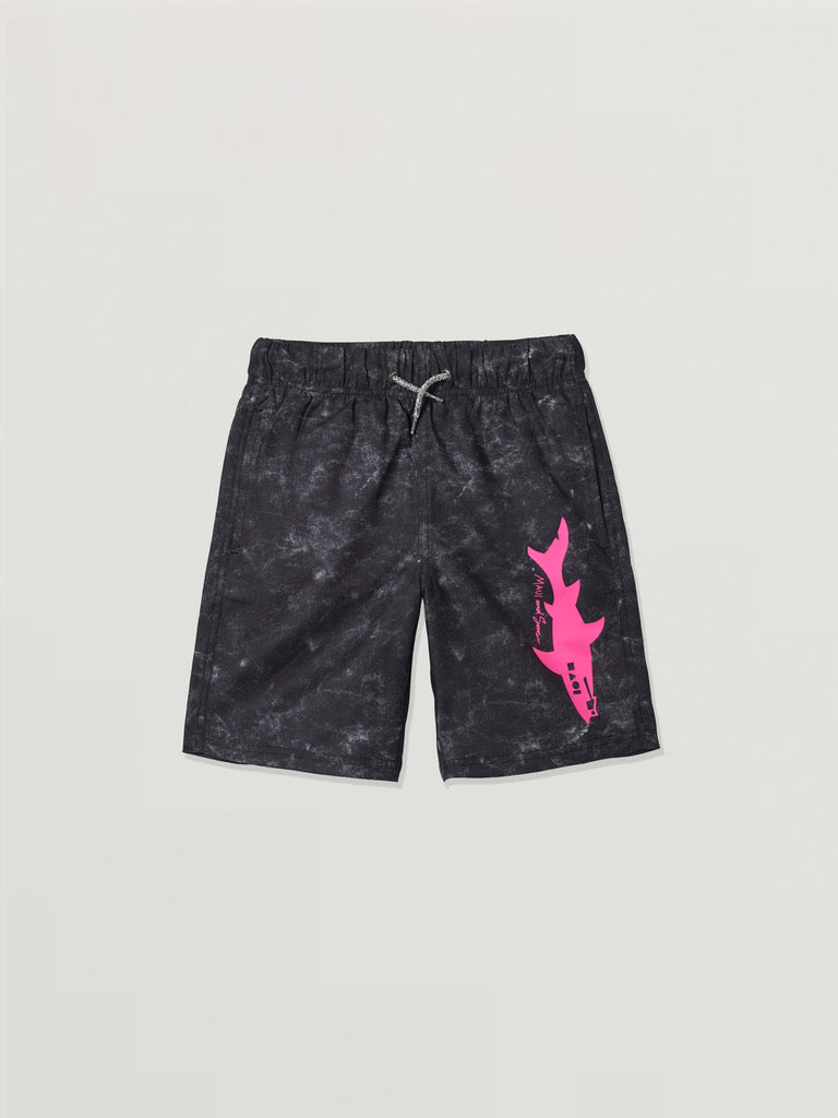 Straight Shark Boys Pool Shorts