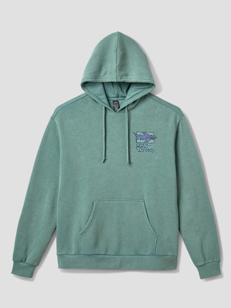 Aggro and Sons Mineral Washed Fleece Hoodie