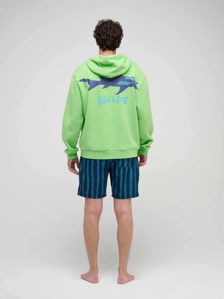 Born in Maui Full Zip Fleece Hoodie
