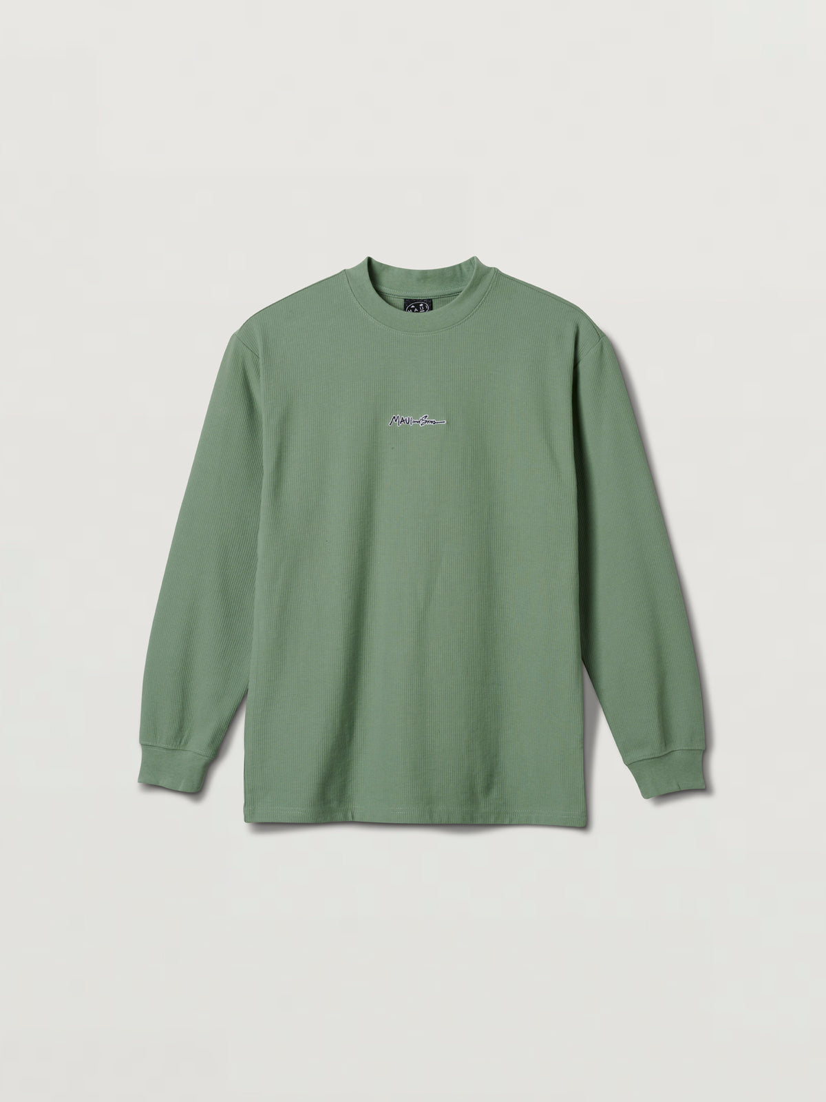 Script Waffle Thermal Long Sleeve Shirt