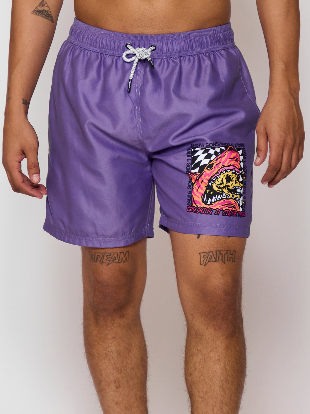 Believe Shorts - Purple