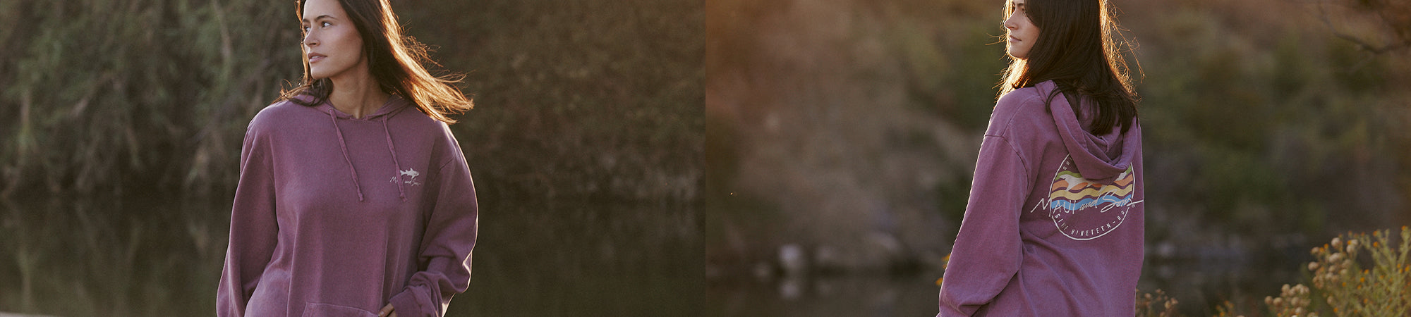 Womens Hoodies + Crew Necks