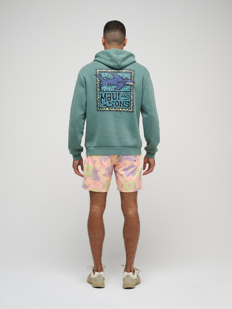 Aggro and Sons Mineral Washed Fleece Hoodie