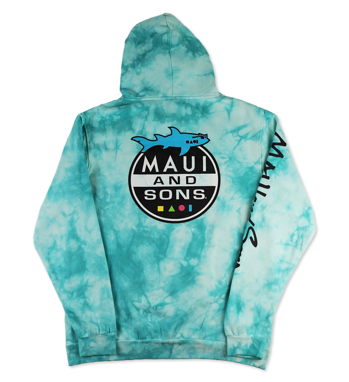 Shark Invasion Fleece Tie Dye Hoodie