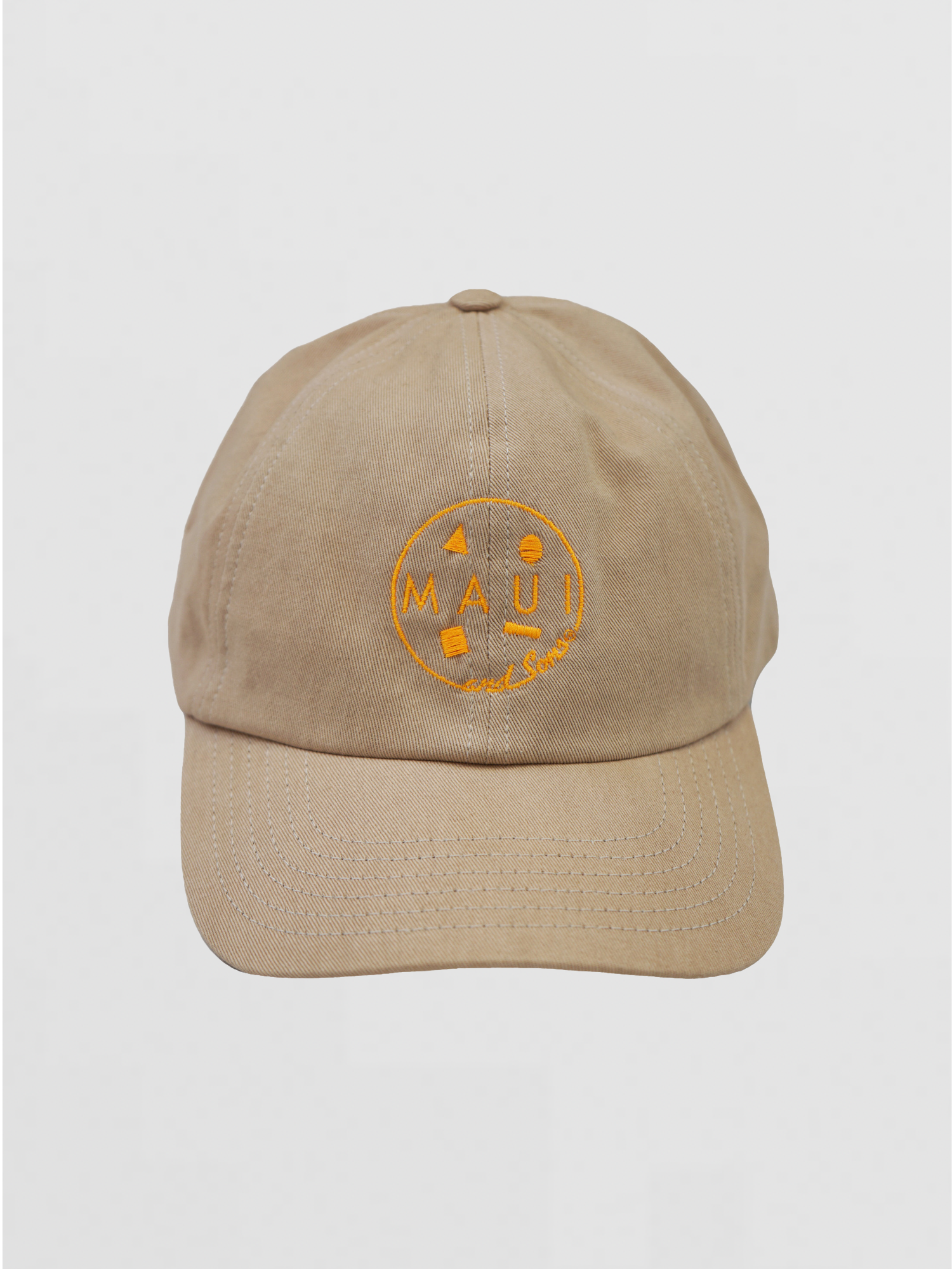 Neon Cookie Logo Dad Hat in Natural