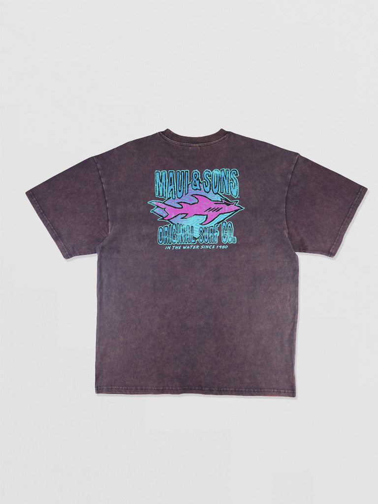 Shark Surf Co. Mineral Washed T-Shirt