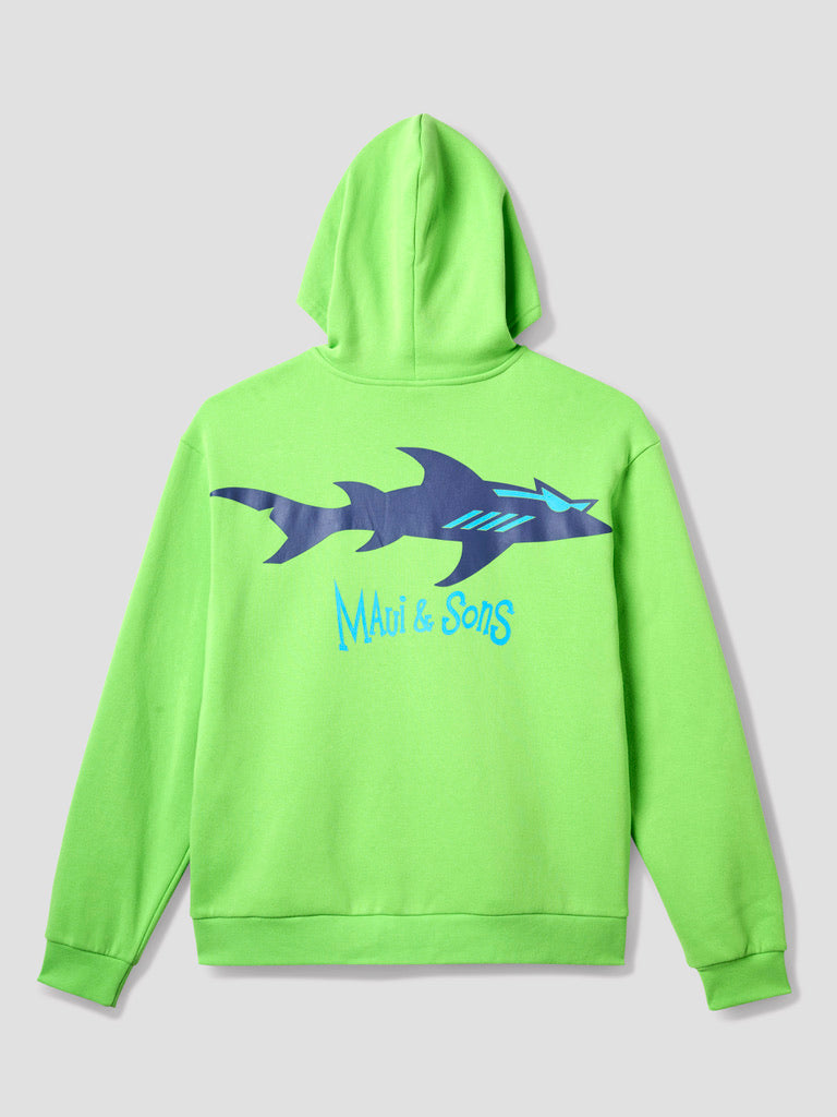 Born in Maui Full Zip Fleece Hoodie