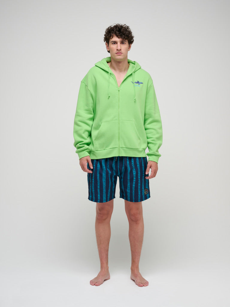 Born in Maui Full Zip Fleece Hoodie