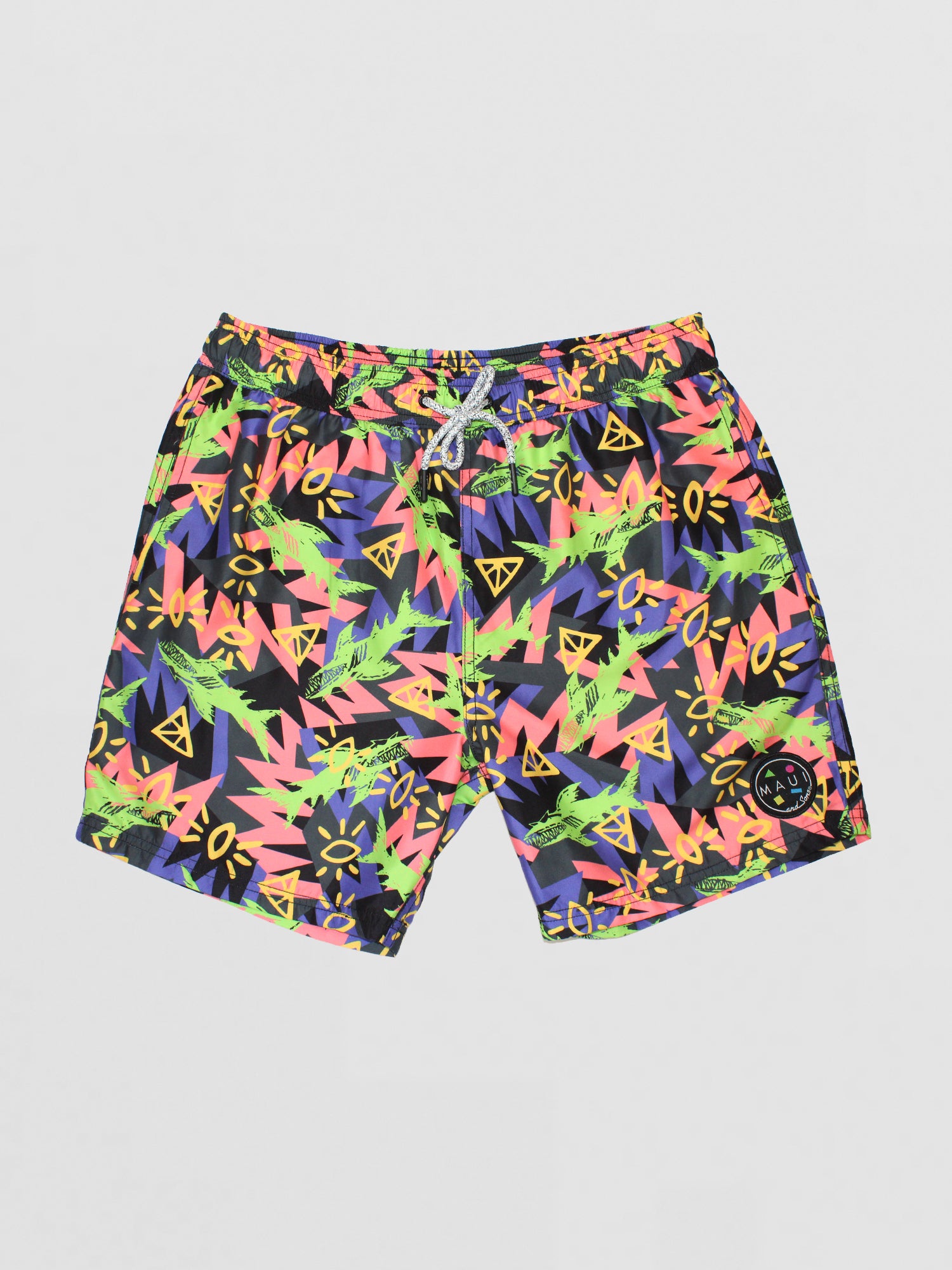 Shark Tank Pool Shorts in Black