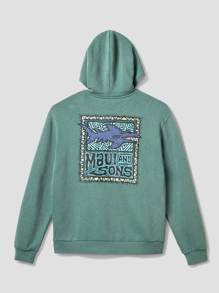 Aggro and Sons Mineral Washed Fleece Hoodie