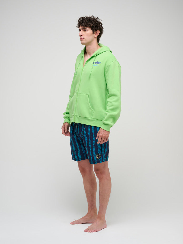 Born in Maui Full Zip Fleece Hoodie