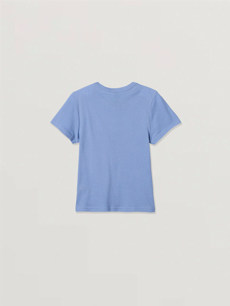 Script Ladies Ribbed Baby Tee