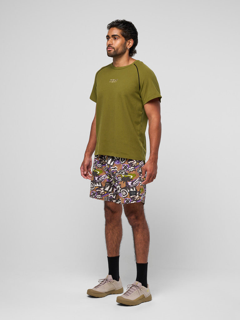 Pique Front Elevated T-Shirt