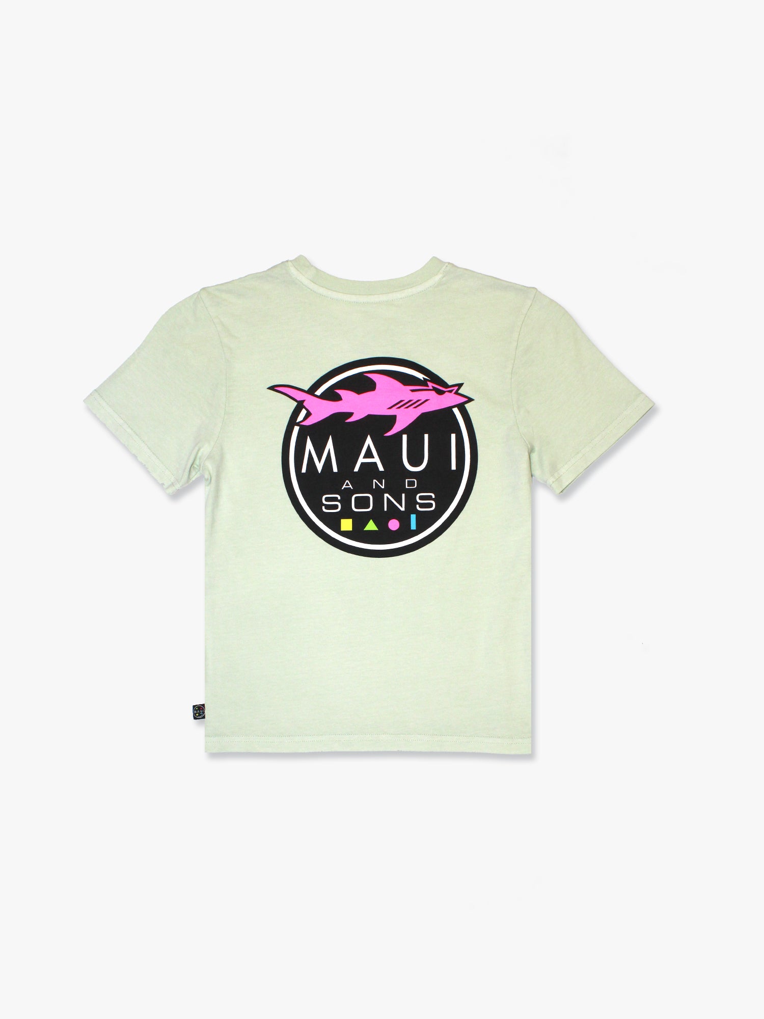 Kids Shark Logo T-Shirt in Sage