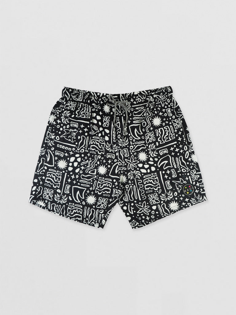 Mauiglyphic Pool Shorts