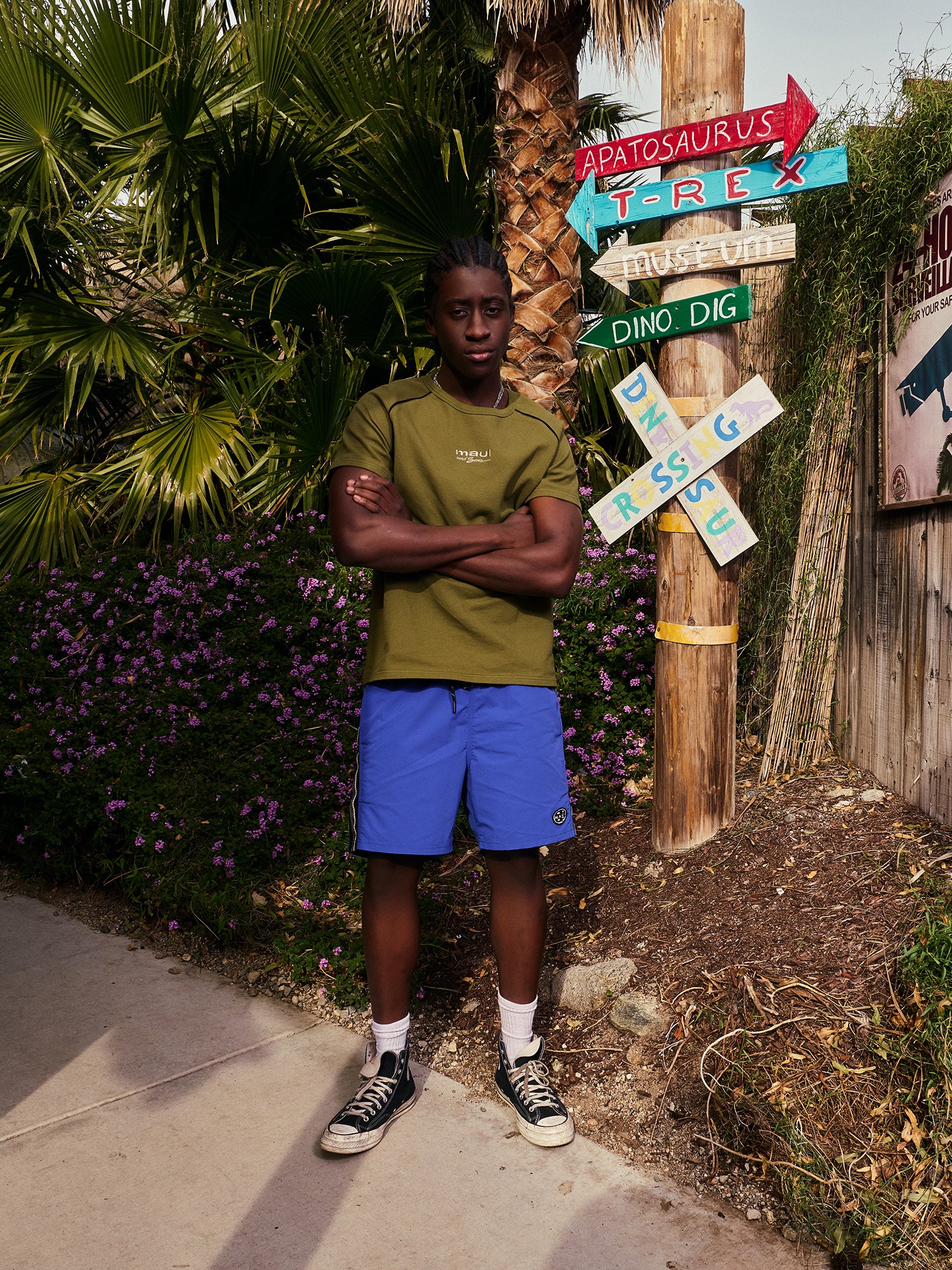 Pique Front Elevated T-Shirt