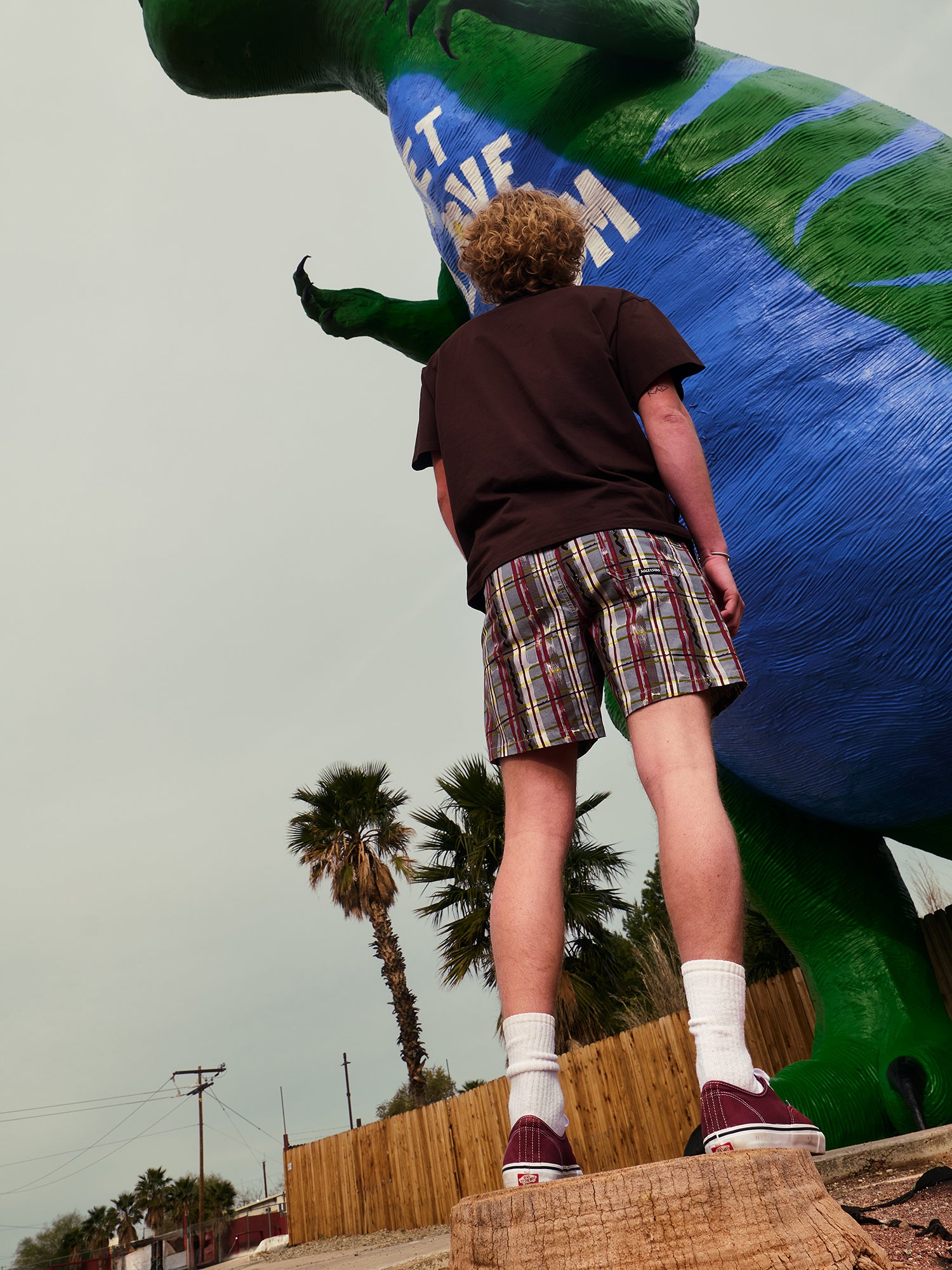 Ember Plaid Jam Walk Shorts