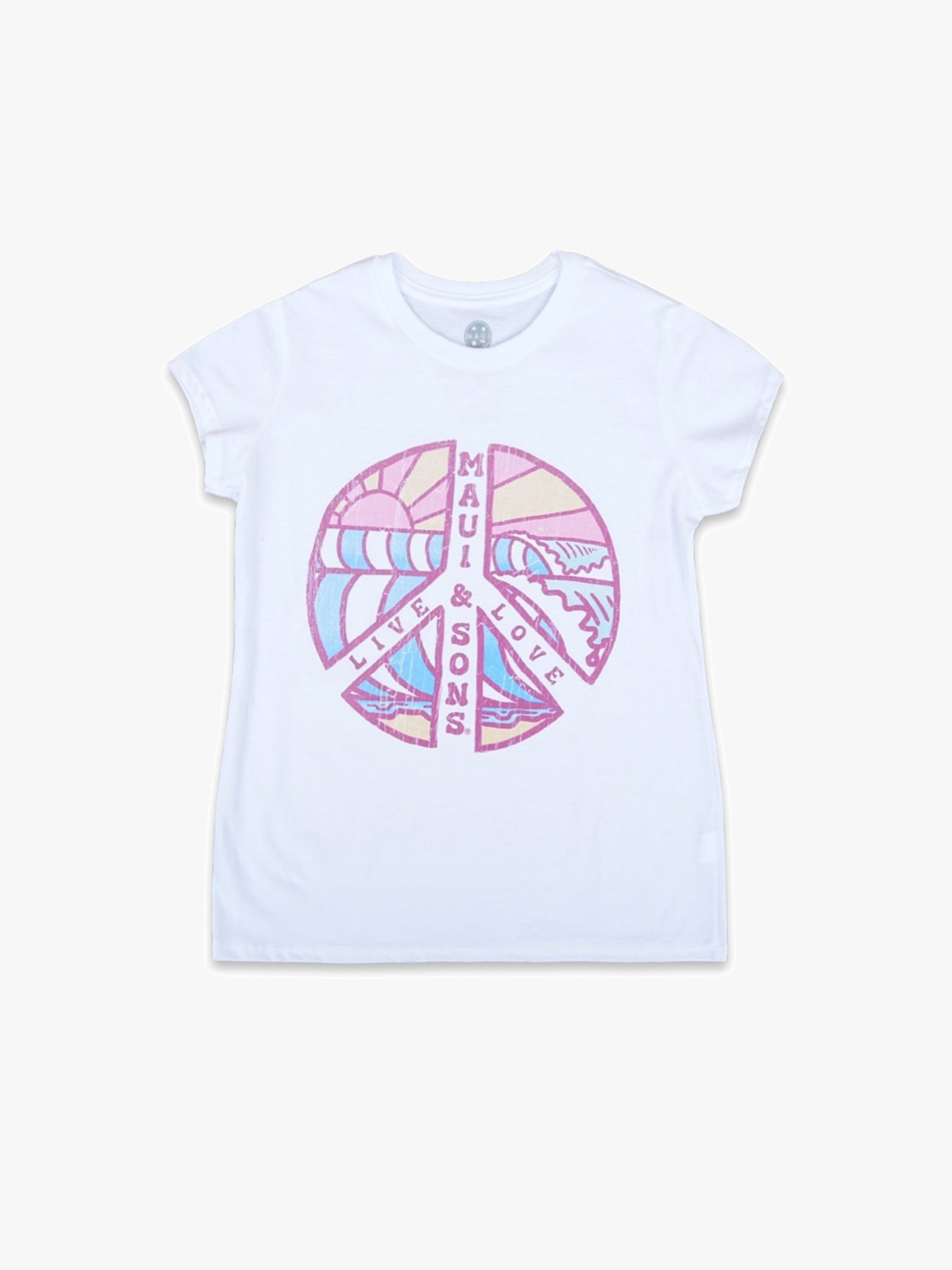 Girls Peace Wave T-Shirt