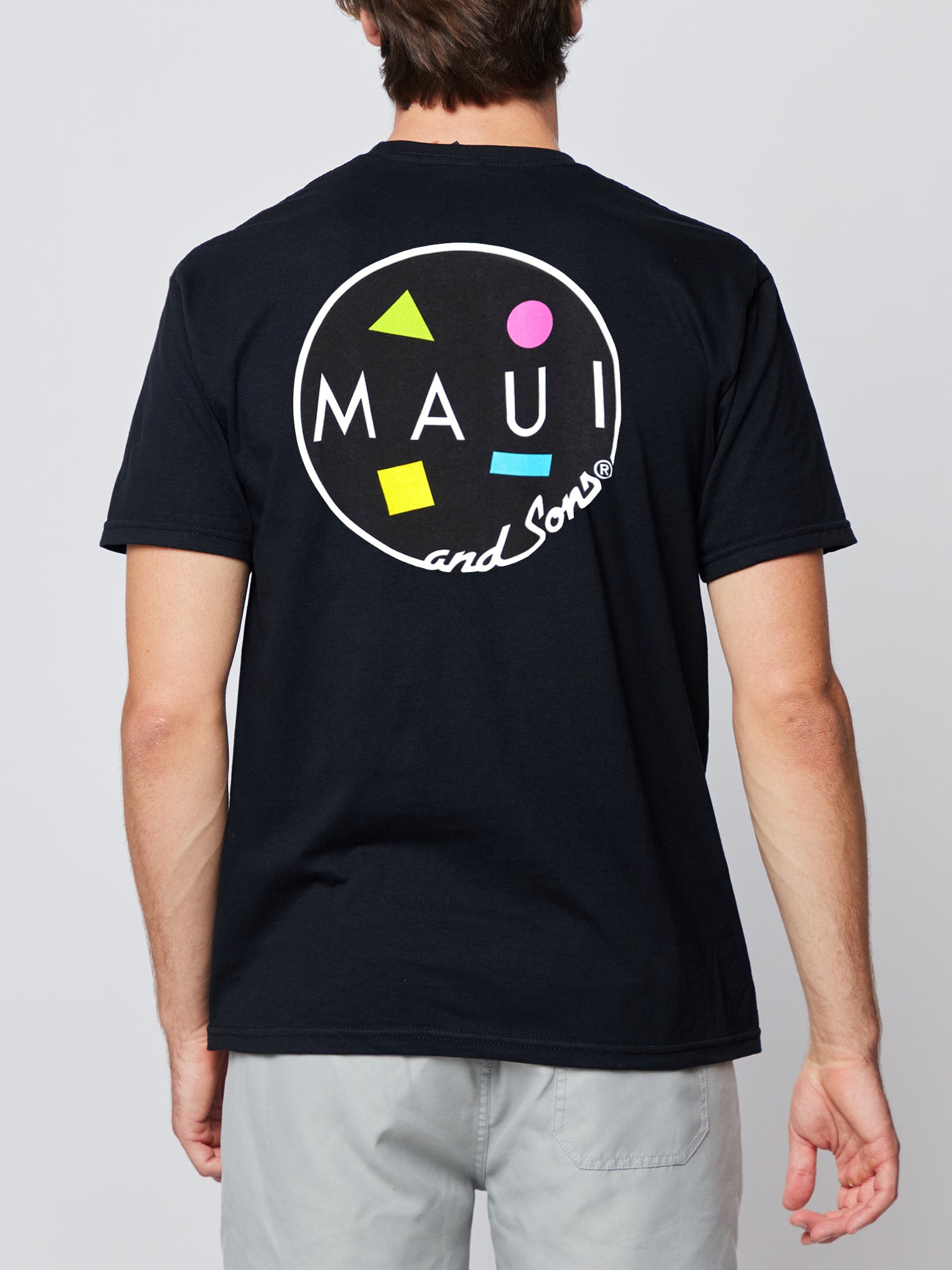 Hot Maui and Sons Mens Black Tshirt Size XS-4XL Casual Short Sleeve Men T  Shirt Men Clothing Ropa Hombre Camisetas Dropshipping Black : :  Fashion