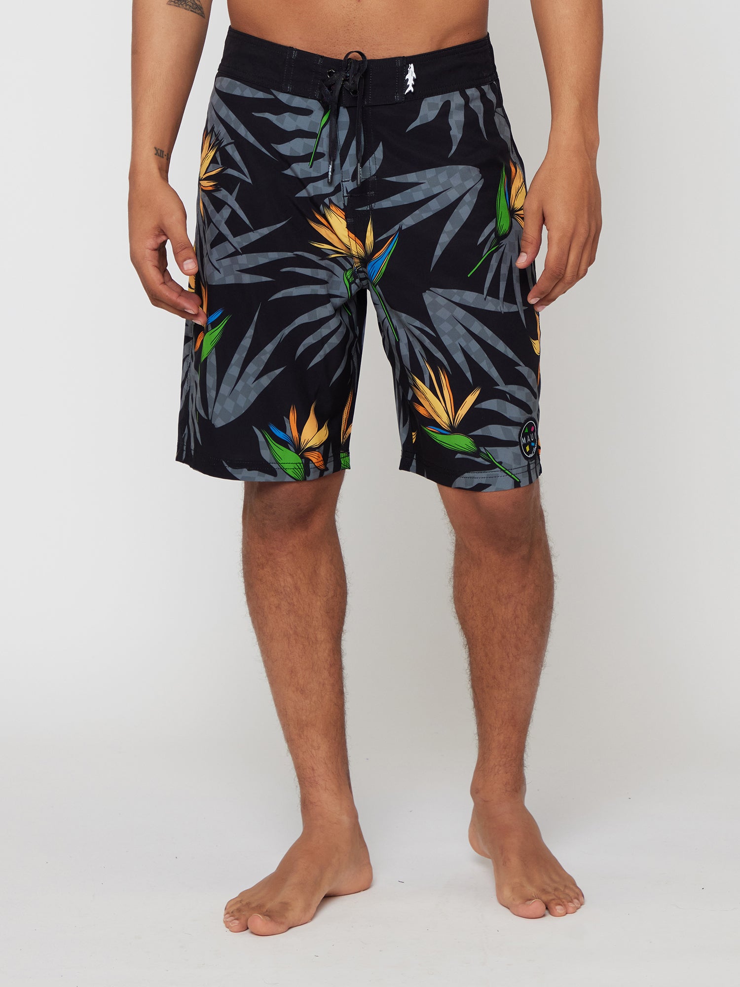 shorts de playa Paradise Check