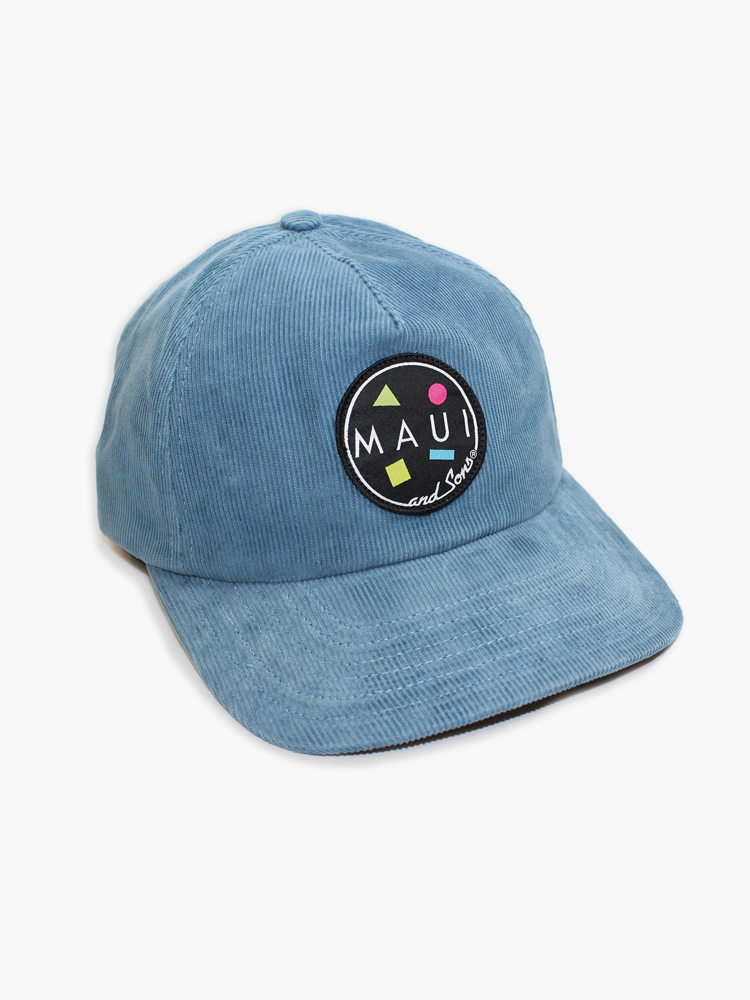 Cookie Logo Corduroy Hat in Deep Blue
