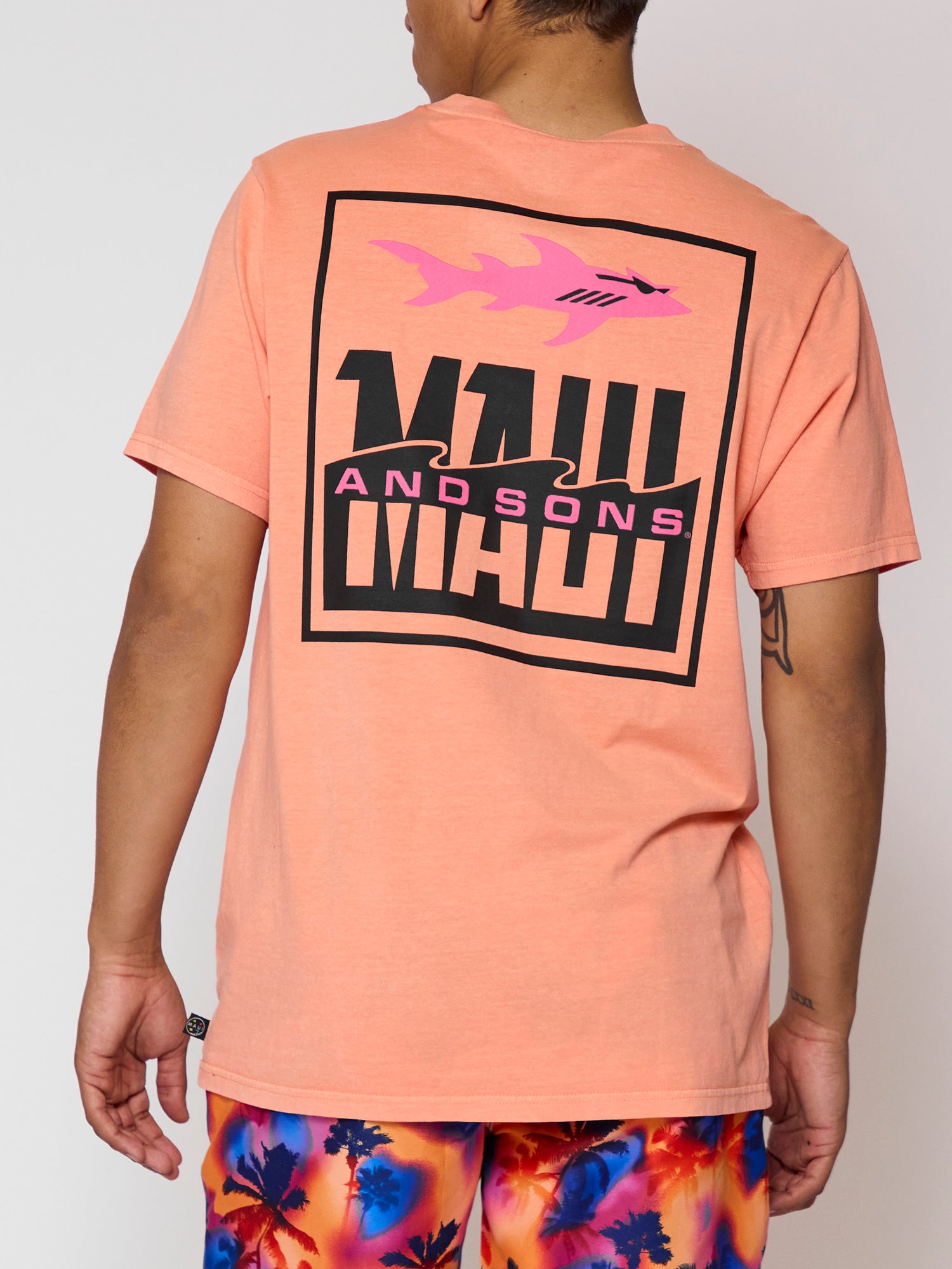 Fish Out Of Water T-Shirt in Tangerine