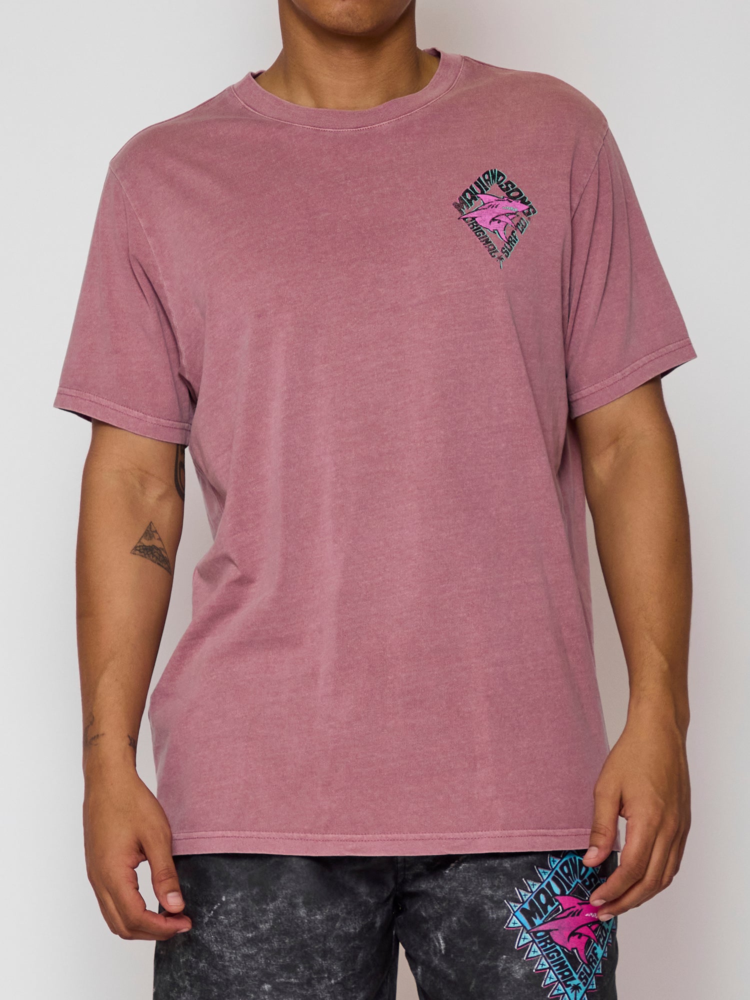 Back to Back Unisex T-Shirt in Foxglove