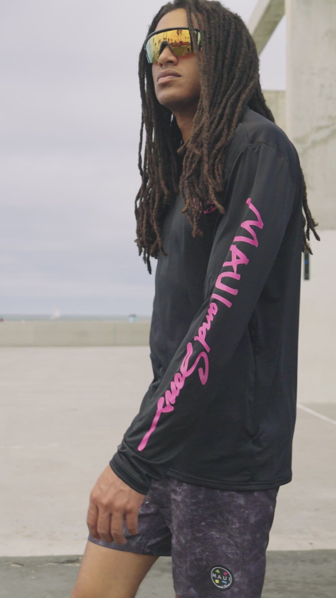 Cookie Long Sleeve Sun Shirt In White