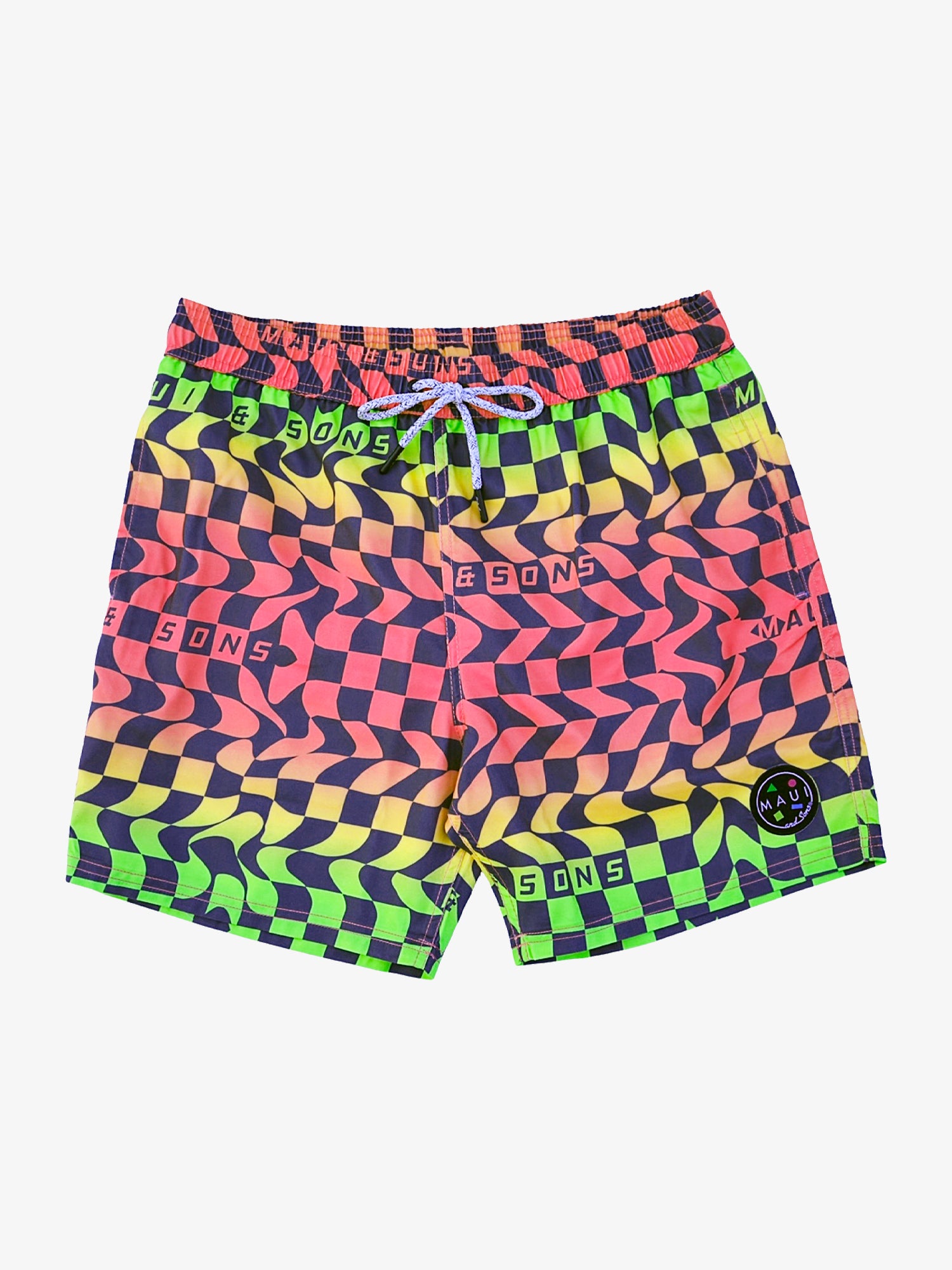 Nu Wave Pool Shorts in Pink