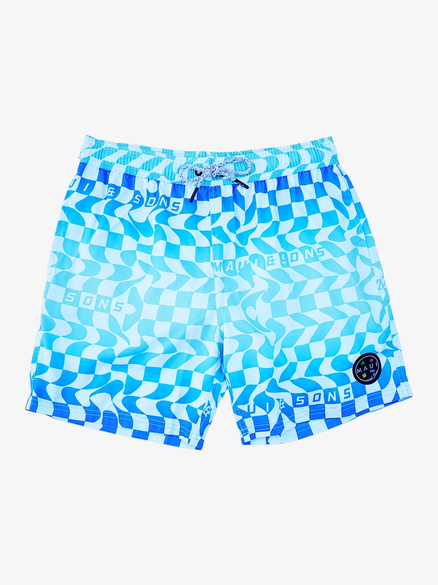 Nu Wave Pool Shorts in Blue