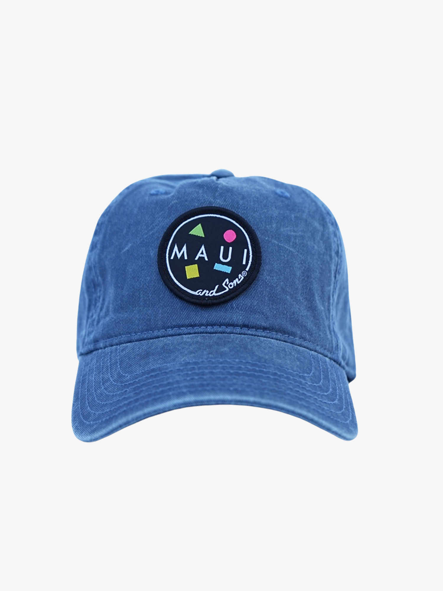 Gorra de béisbol con logo de Cookie en índigo