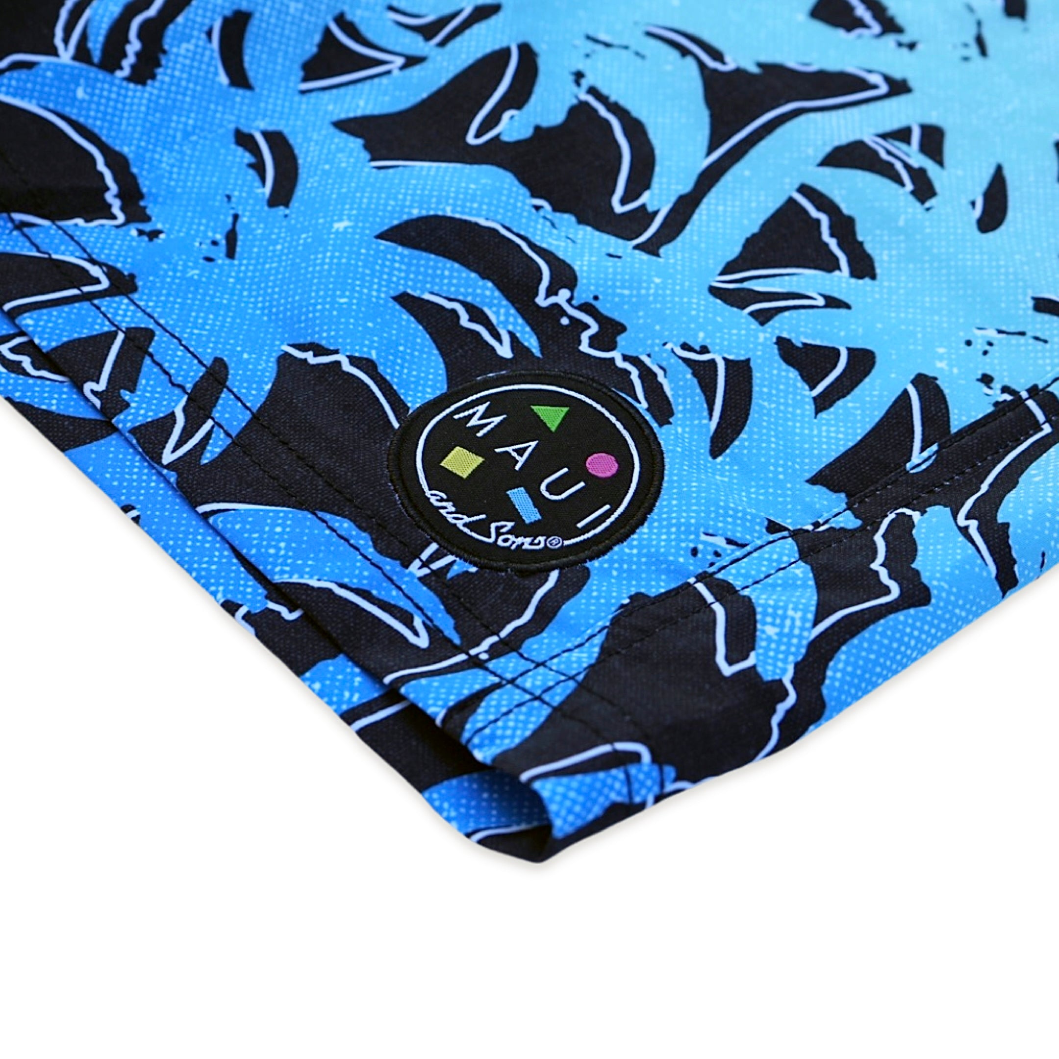 Cali Roots Board Shorts in Blue