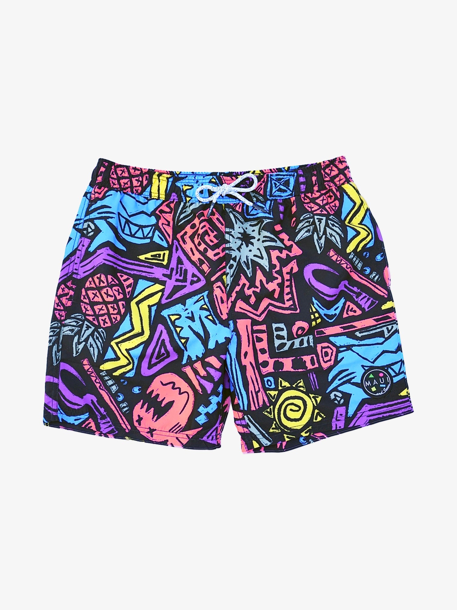 Block Party Pool Shorts in Pink
