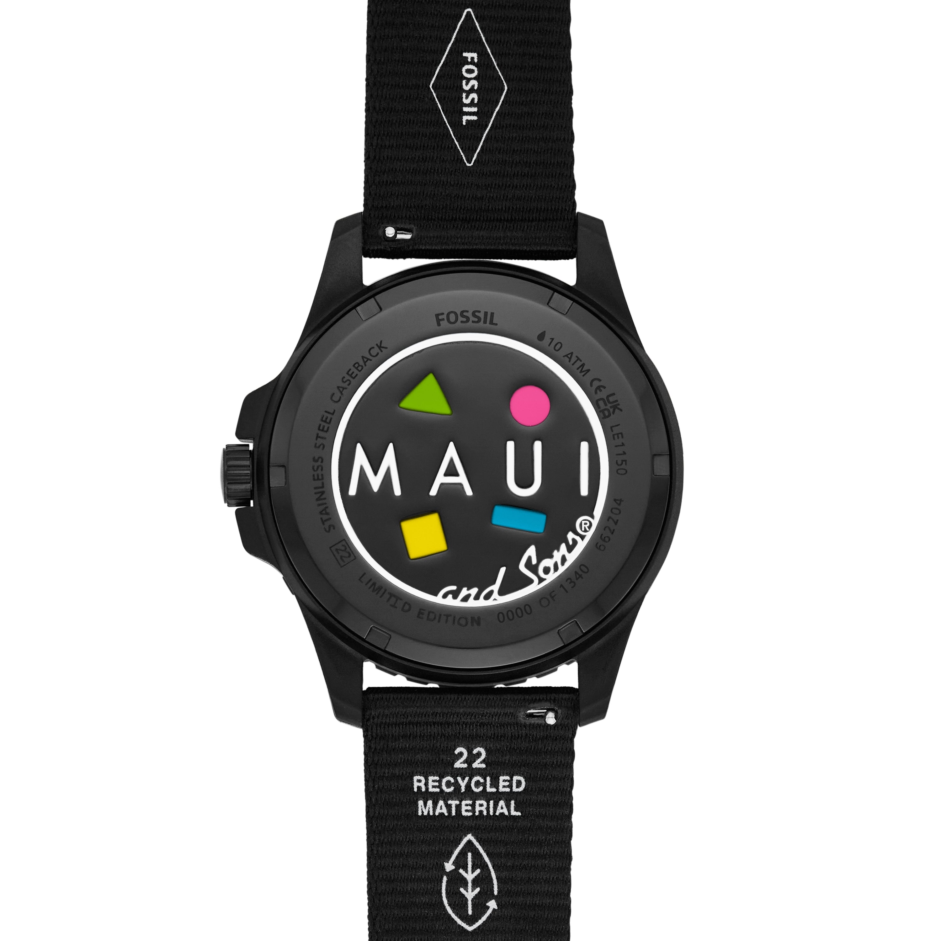 Maui and Sons x Fossil FB-01 Solarbetriebene Uhr