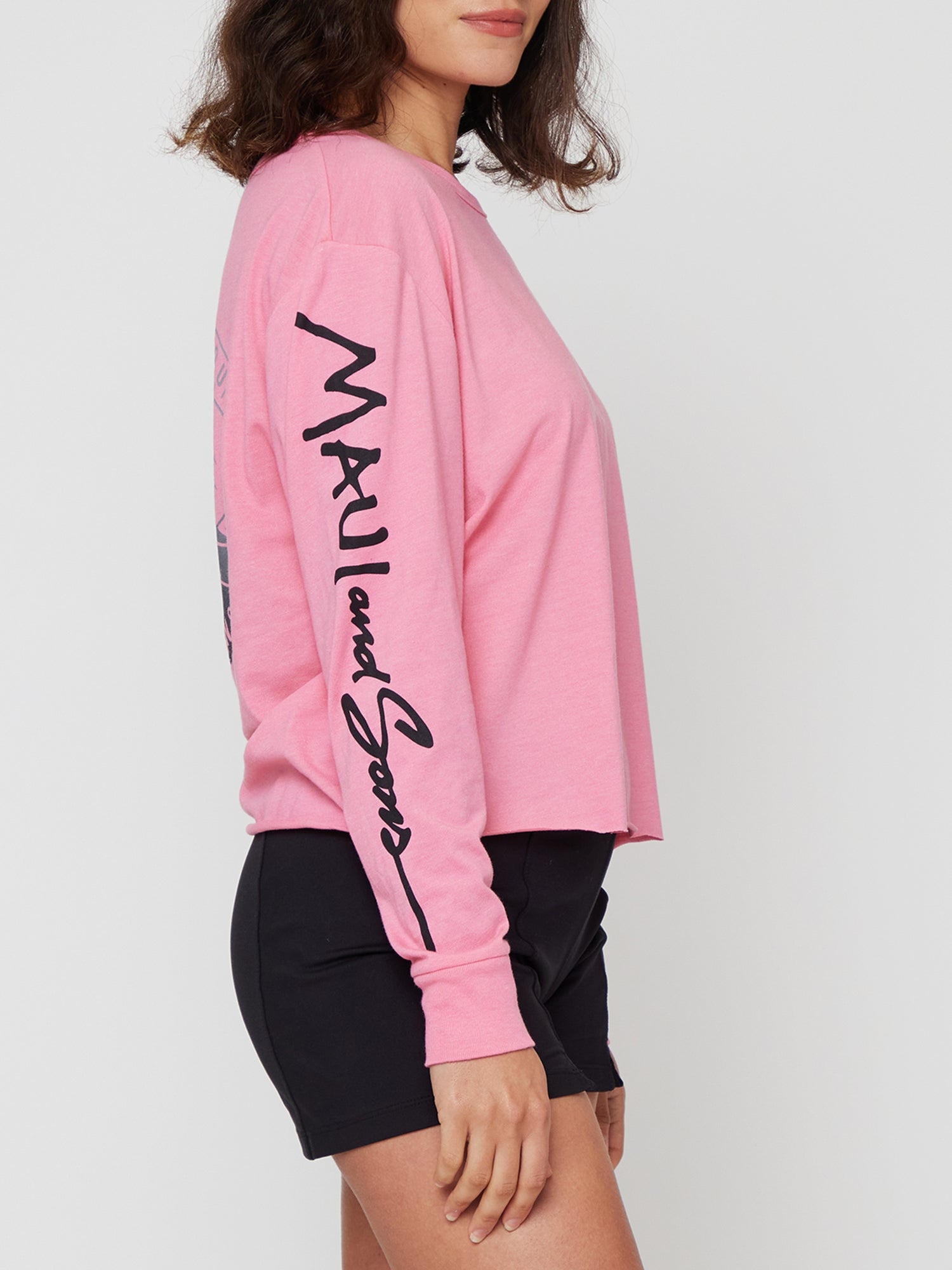 Set You Free Womens Long Sleeve in Coral