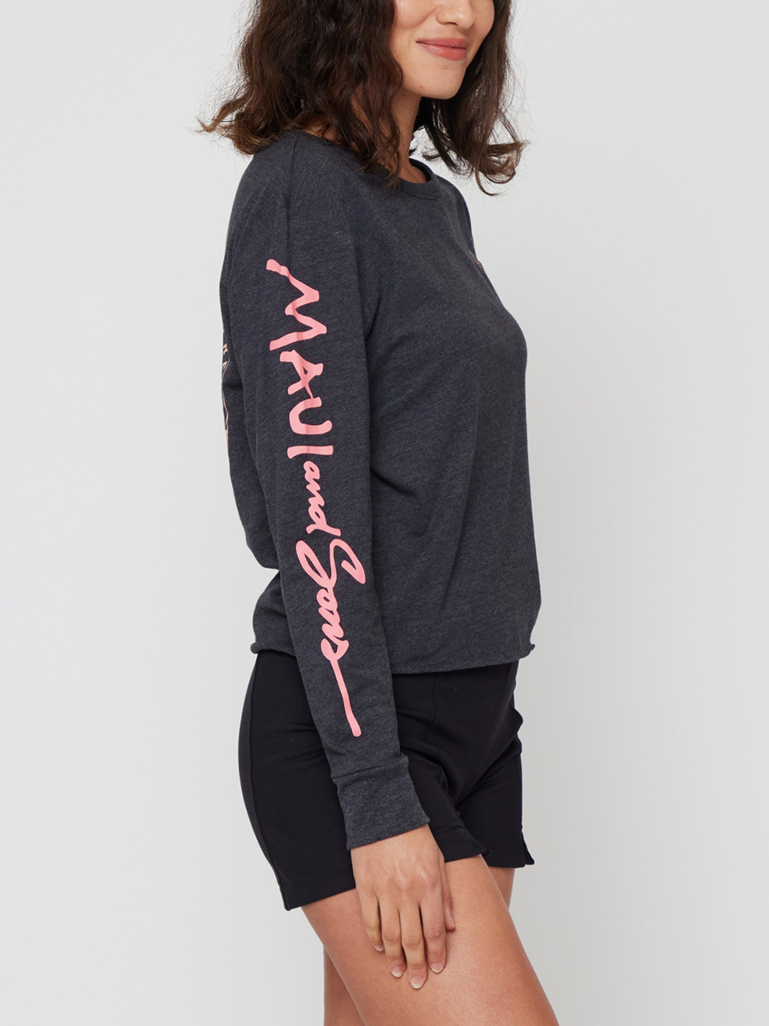 Set You Free Womens Long Sleeve in Black