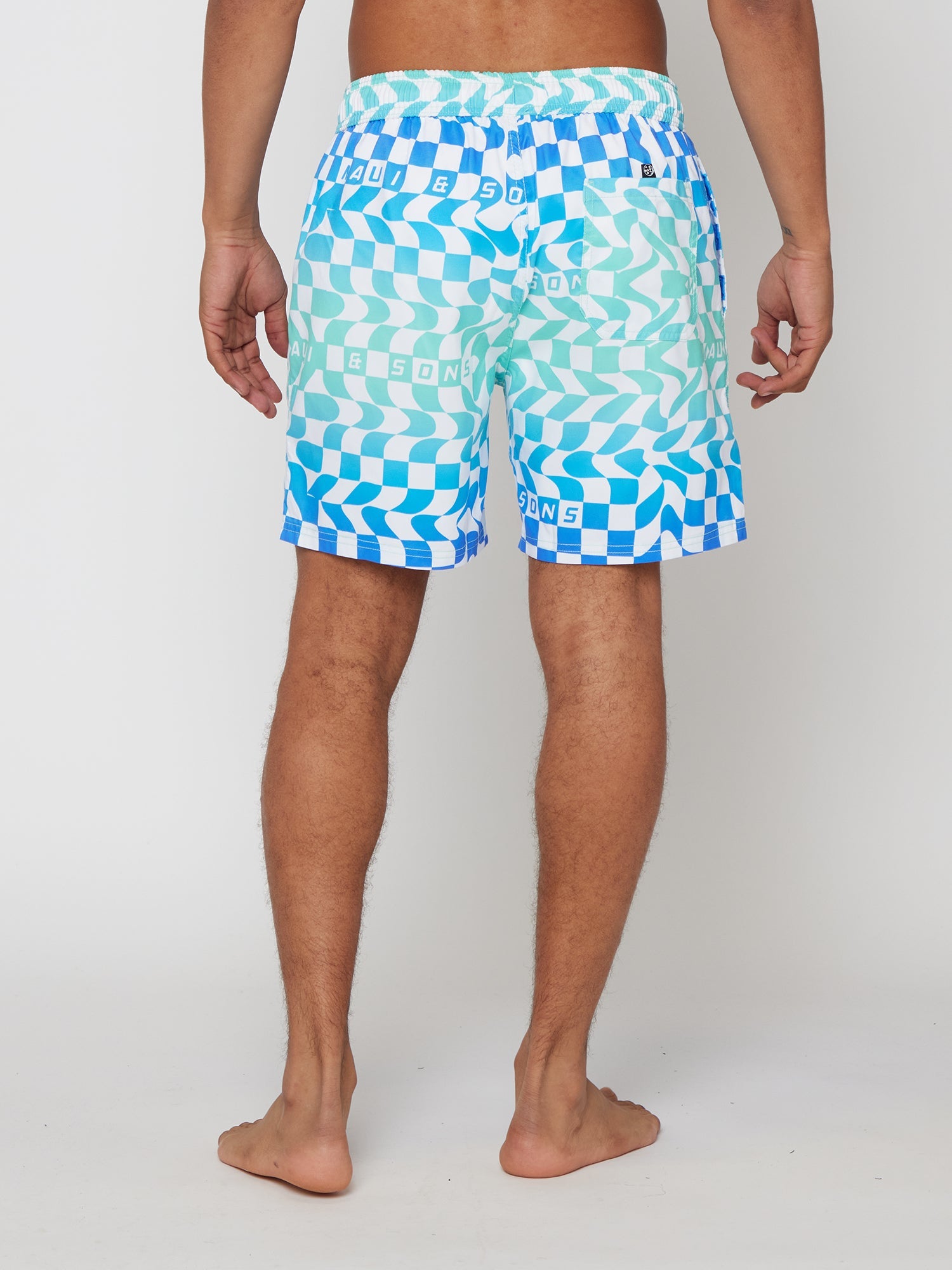 Nu Wave Pool Shorts in Blue