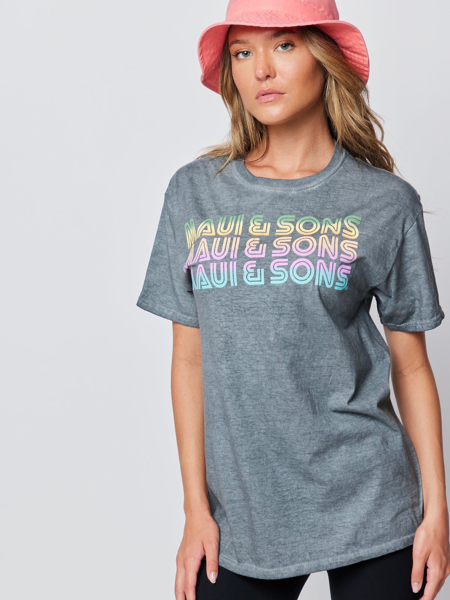 Rainbow Scroll Womens T-shirt